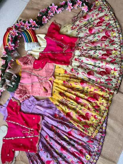 Kids Party wear Gowns with Coat