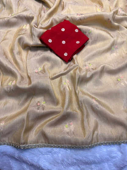 Budget Viscose tissue silk saree
