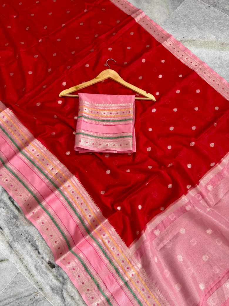 Budget Vintage Saree with classic warm silk