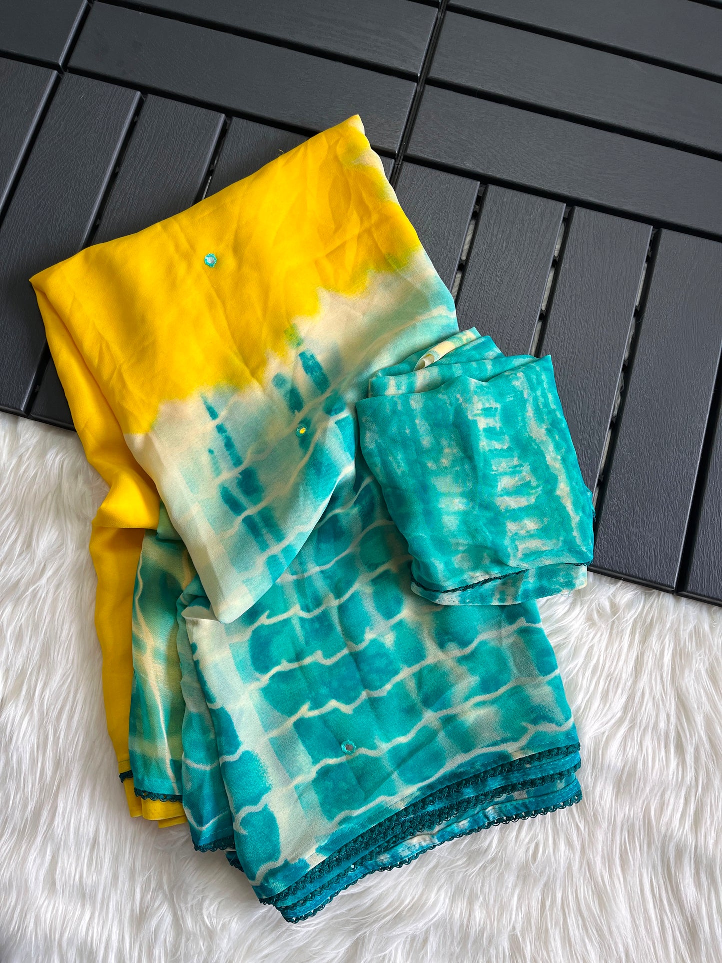 Budget georgette printed sarees