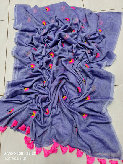 Budget Friendly Mul cotton Handloom Saree