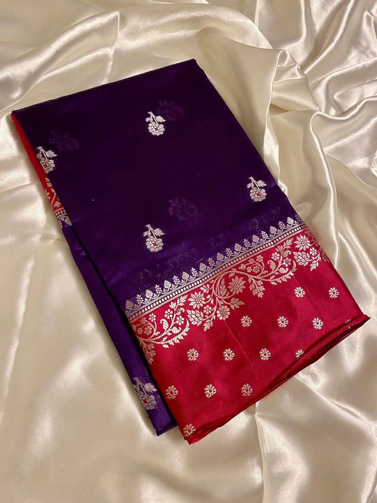 Banarasi Meena  Katan silk budget sarees