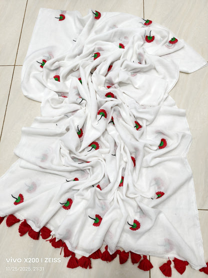 Budget Friendly Mul cotton Handloom Saree