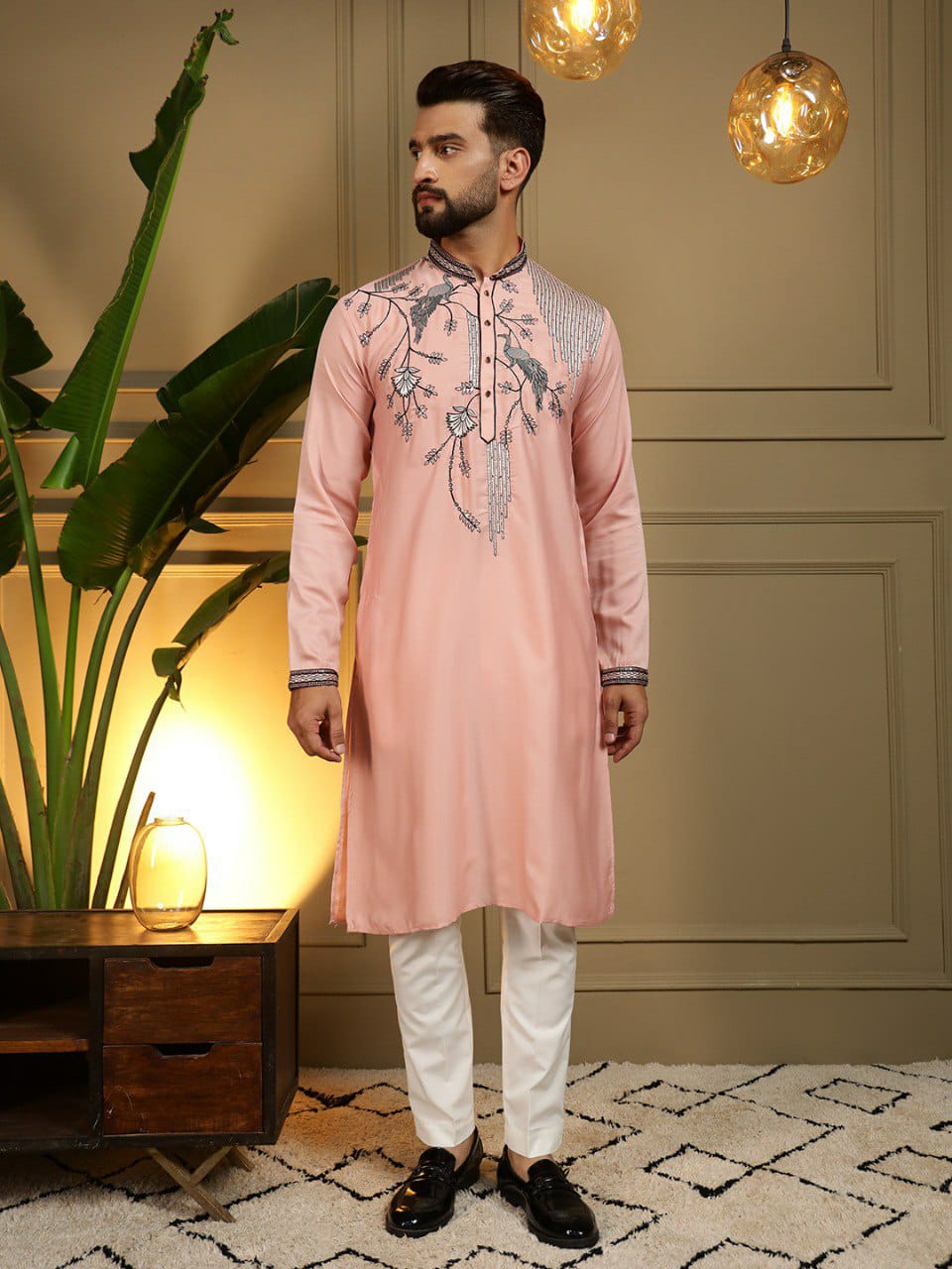 Gents work Embroidery kurta sets