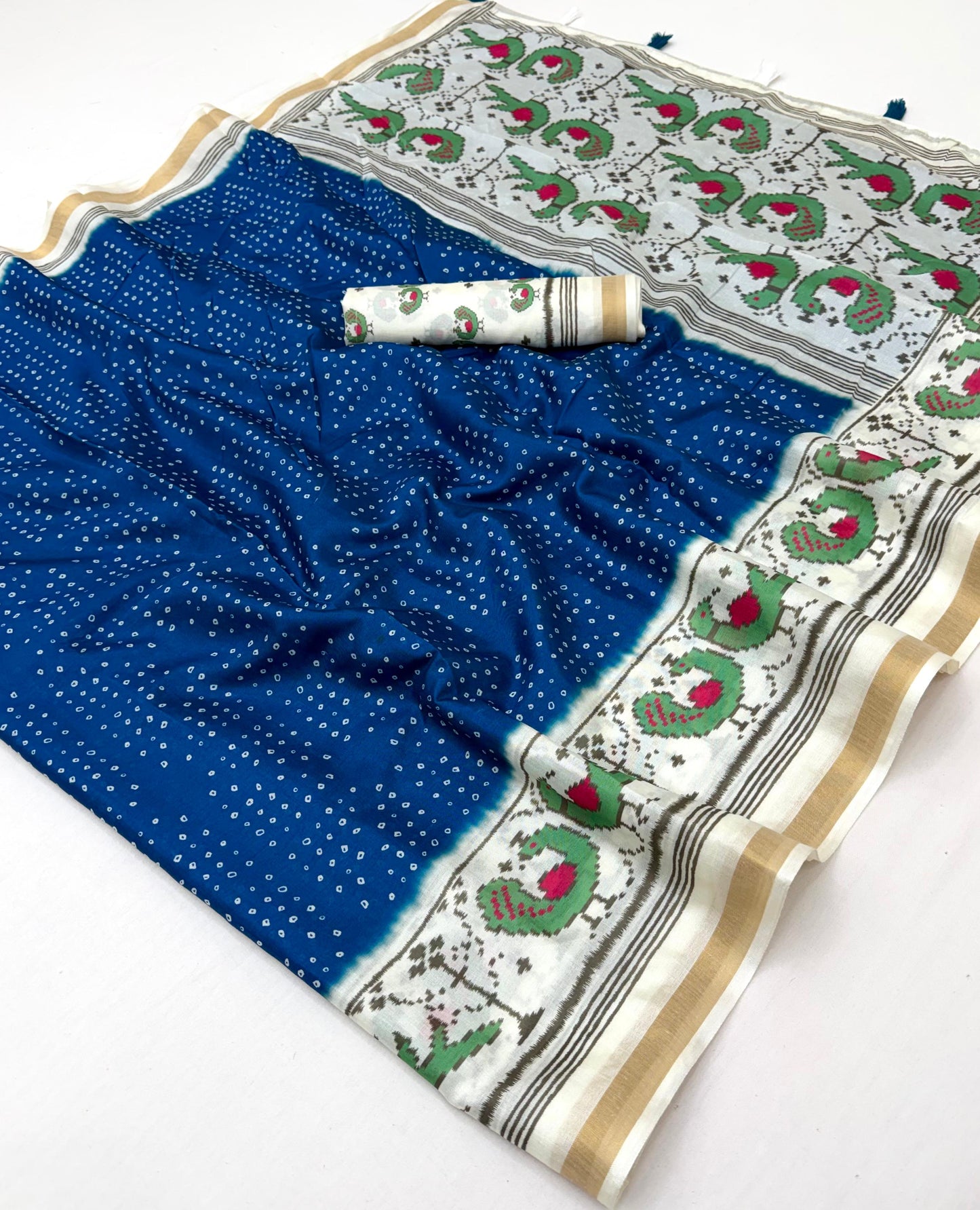 Cotton tissue budget saree