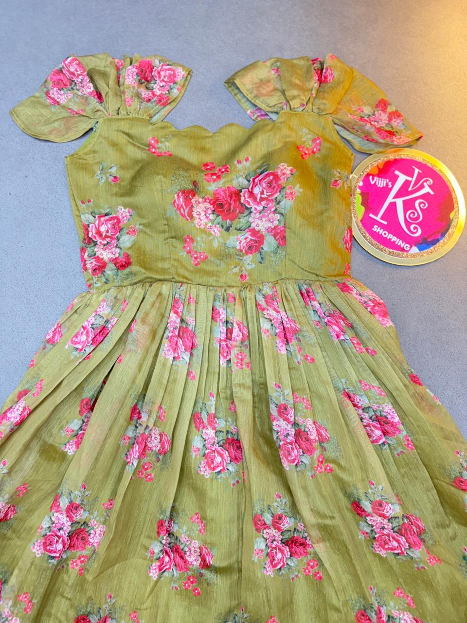 Cafe Chanderi Desginer gowns
