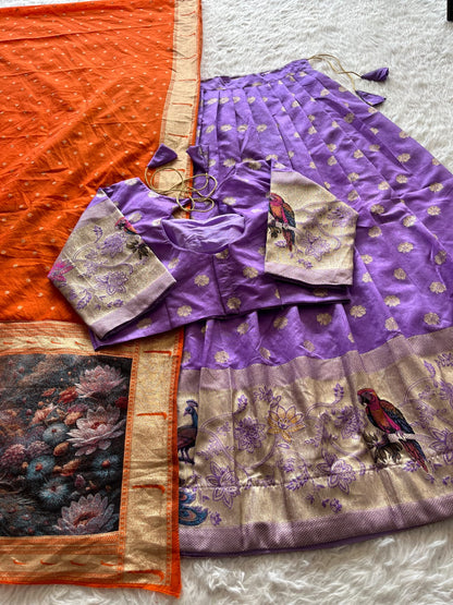 Dola Silk 3D Weaving Lehenga sets