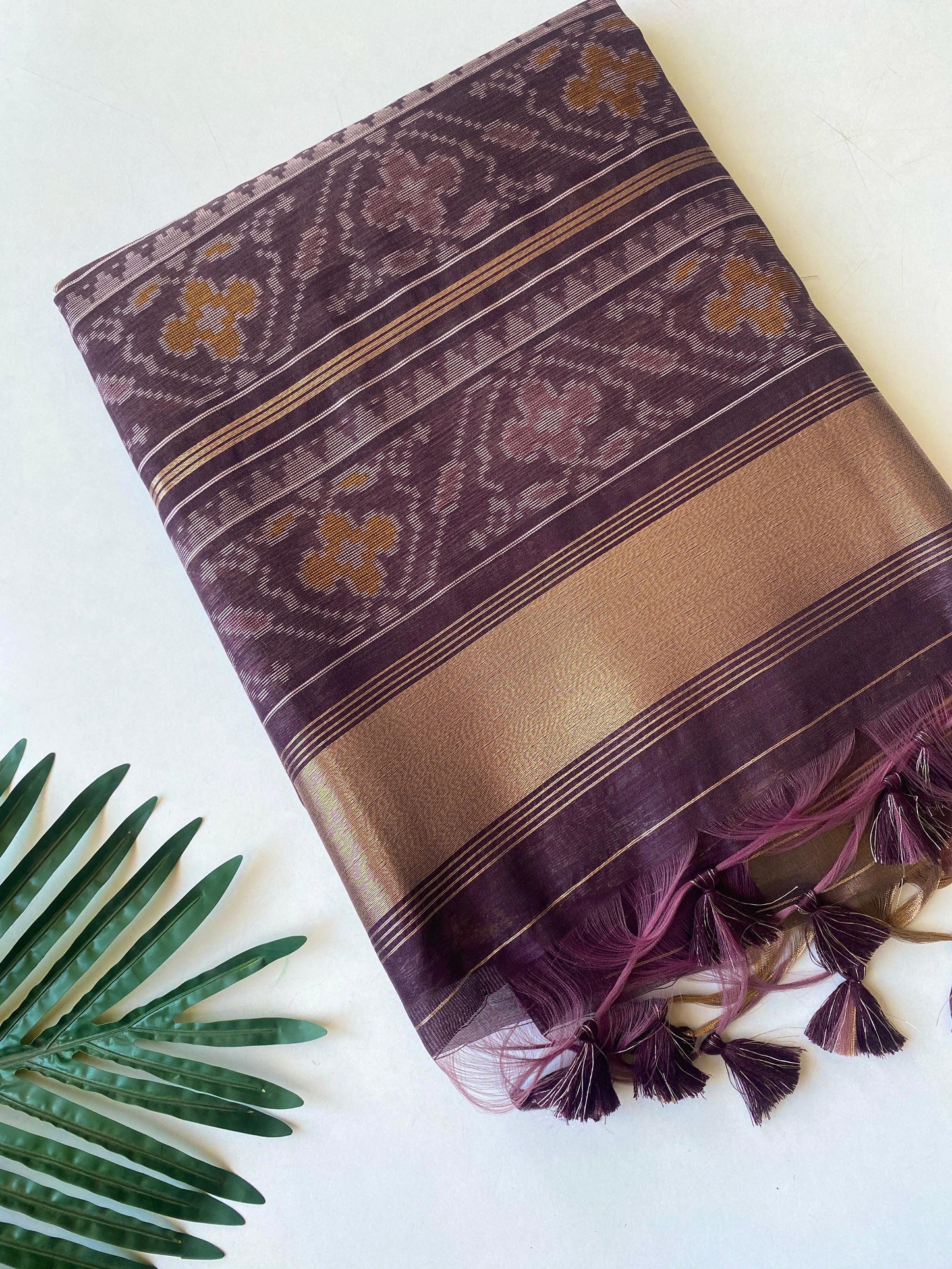 Tussar Patola ikkat budget saree