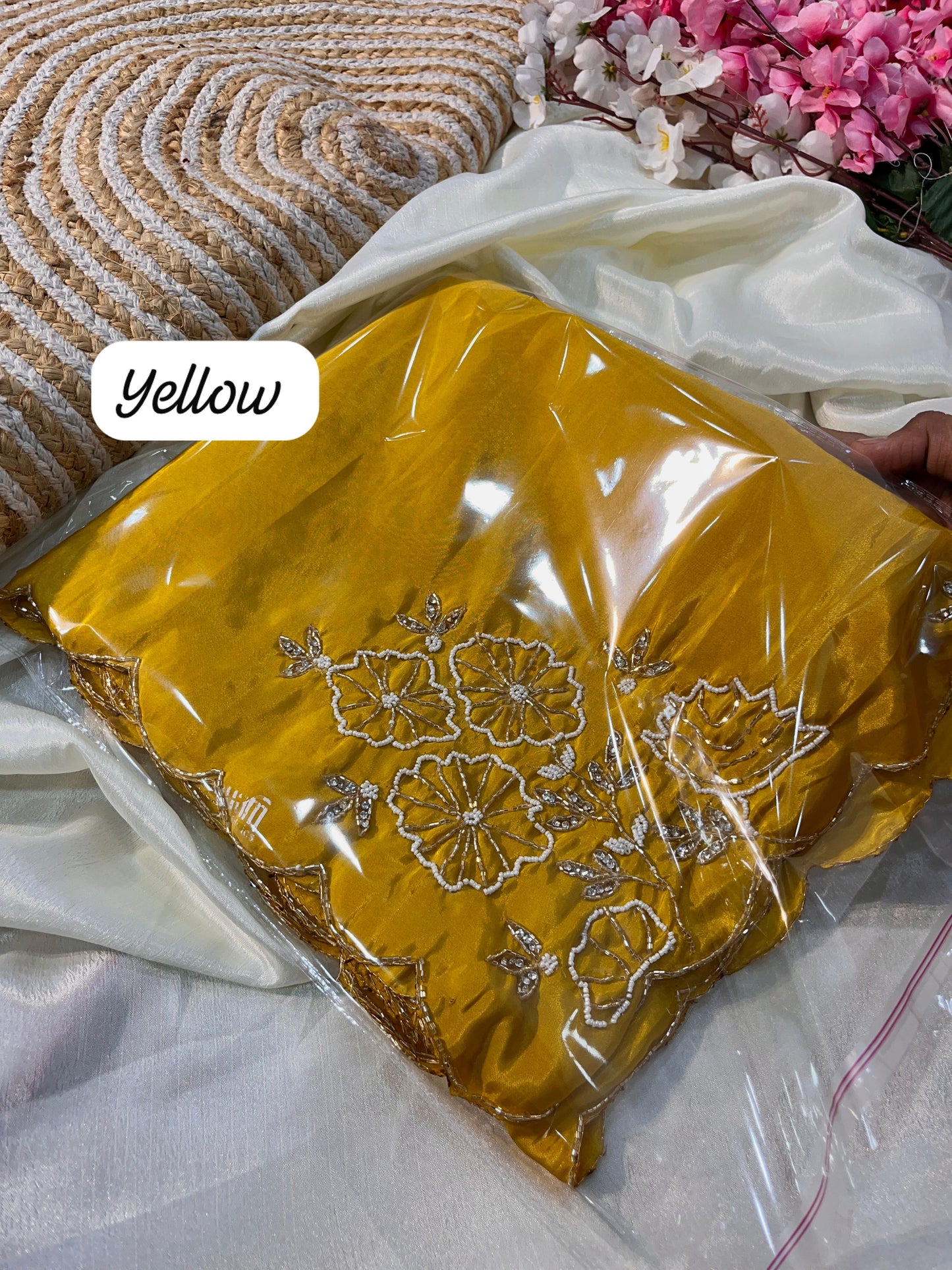 Trendy Handwork Desginer Kanta Sarees