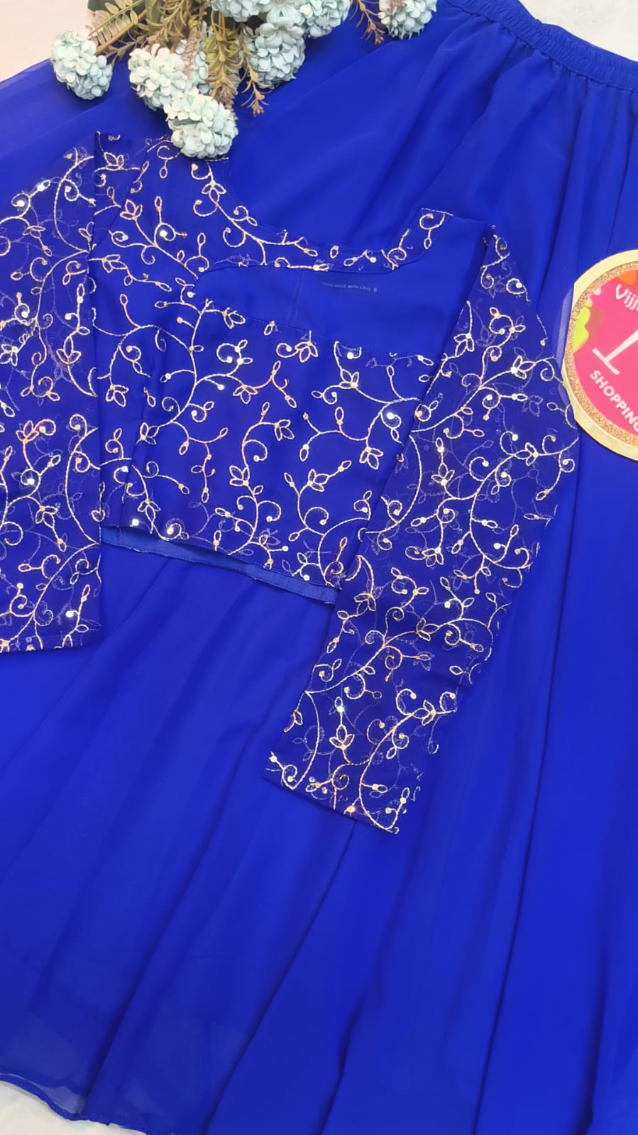 Crop top style (Anarakali ) gown stylish work sets