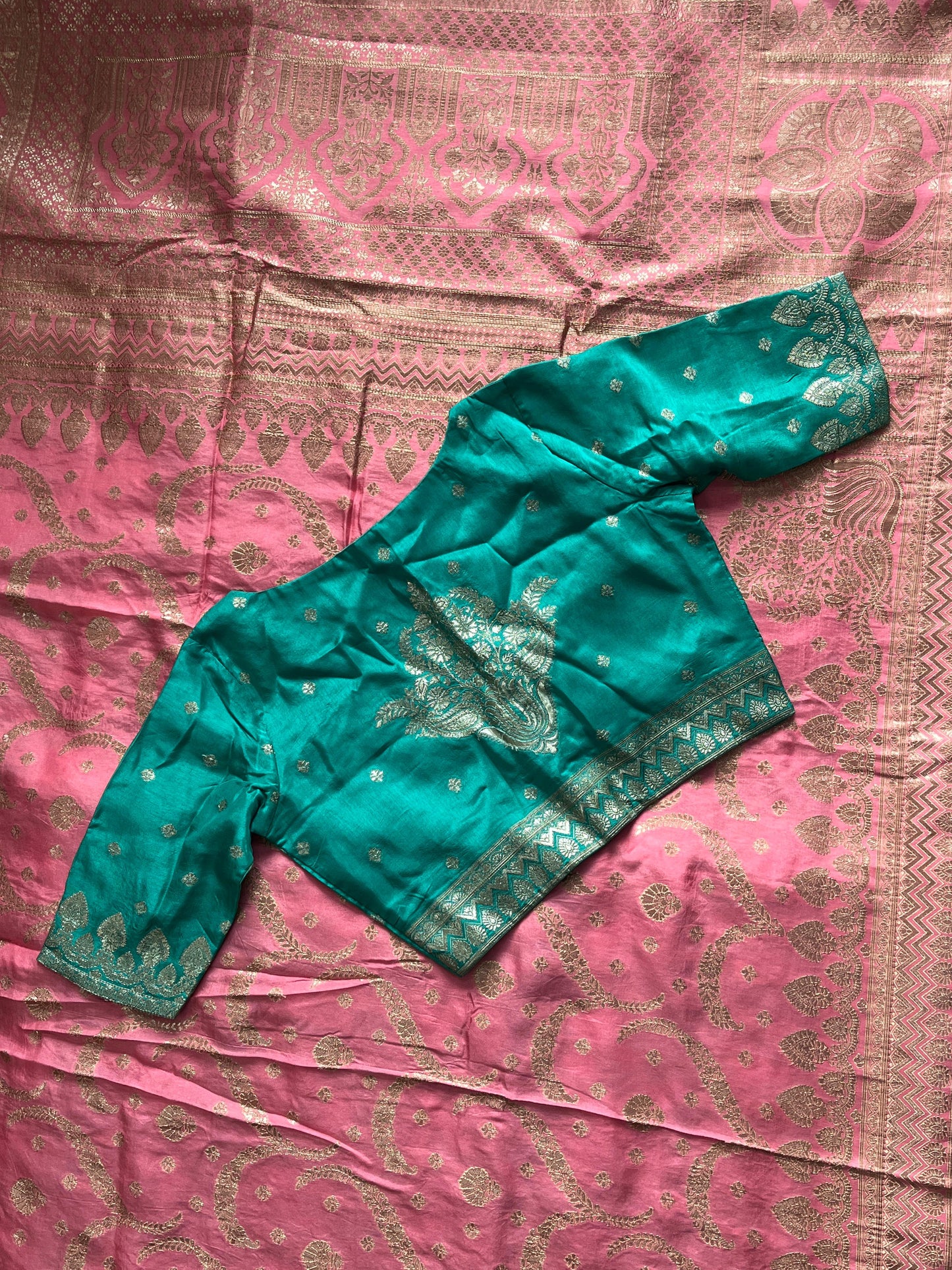 Royal Banaras Premium Classic saree with stitched blouses
