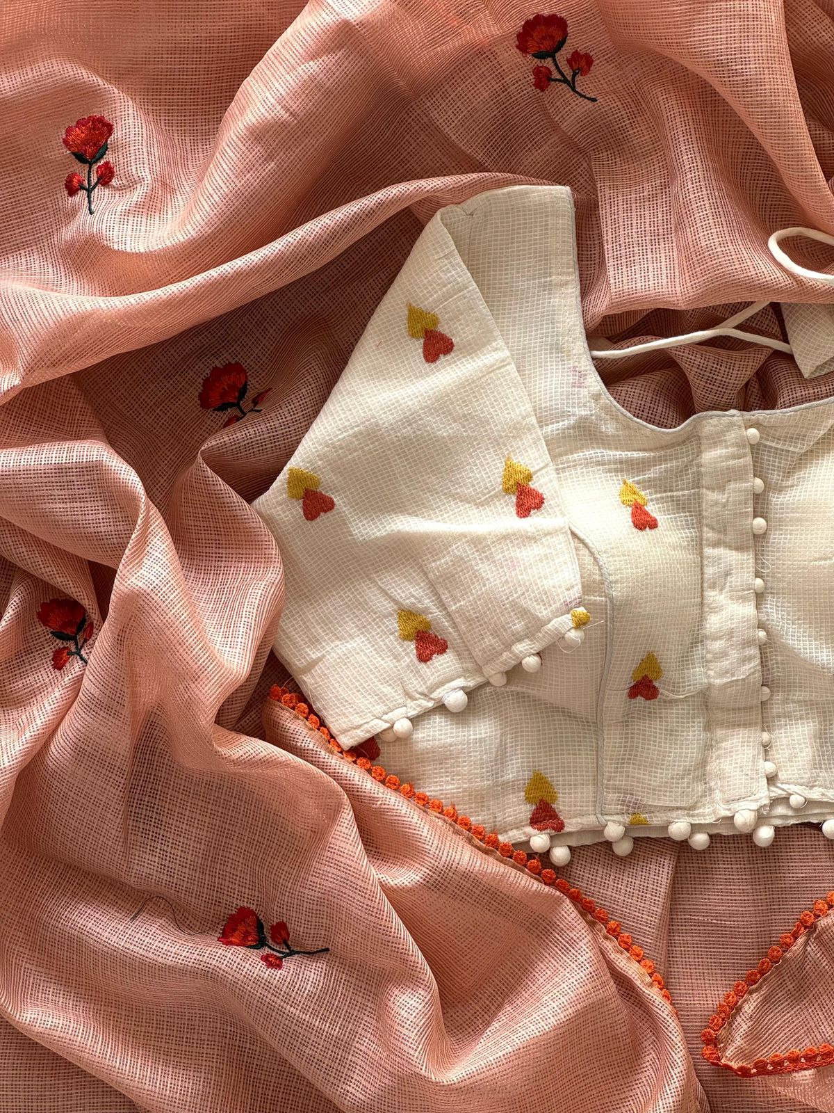 Komali Kota Doriya premium Saree with stitched blouse