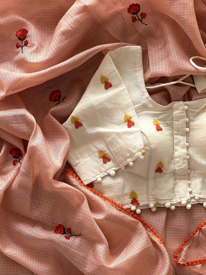 Komali Kota Doriya premium Saree with stitched blouse