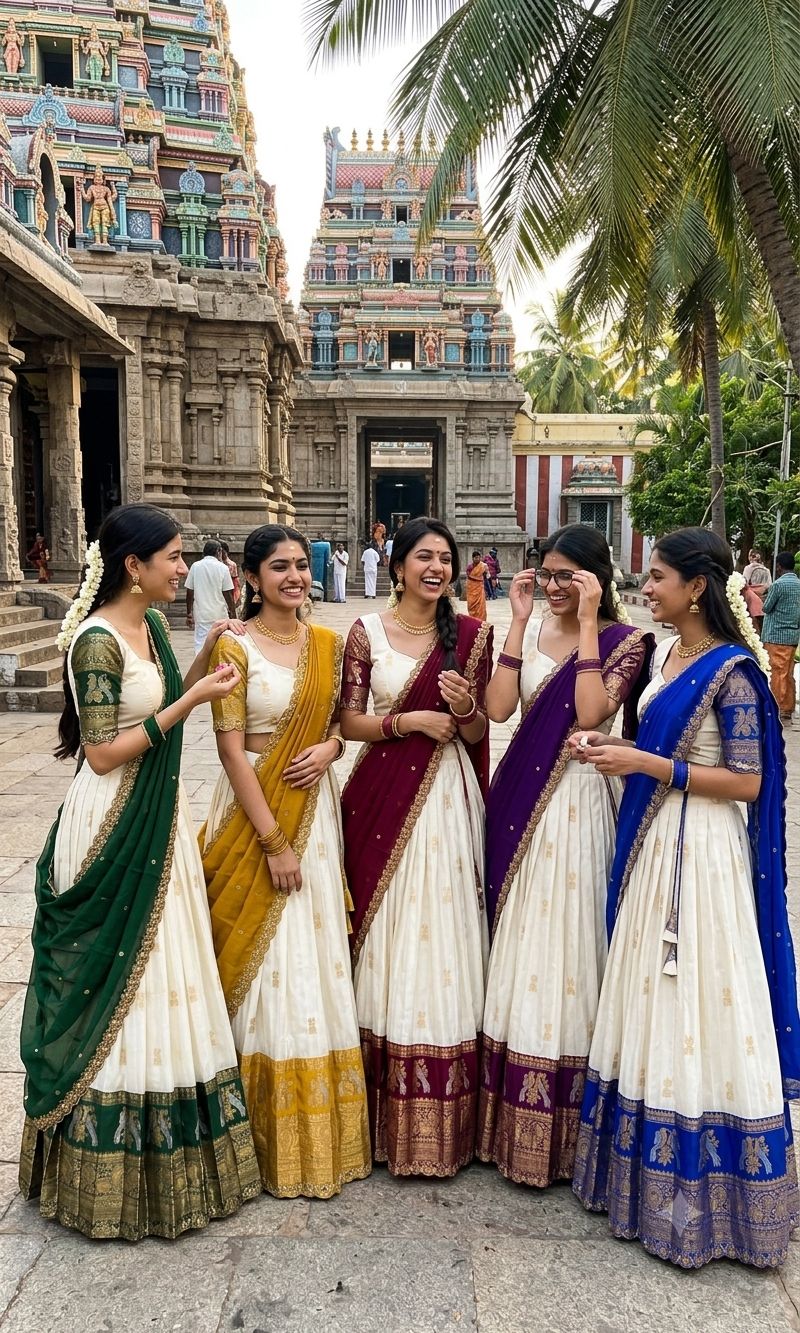 PREMIUM PURE KANJIVARAM SILK LEHENGA