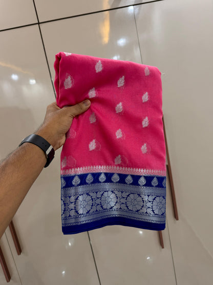 Banarasi Semi Georgette budget sarees