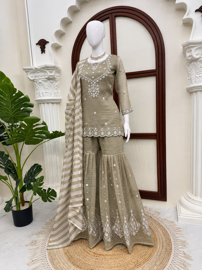 Anarkali model Sharara sets