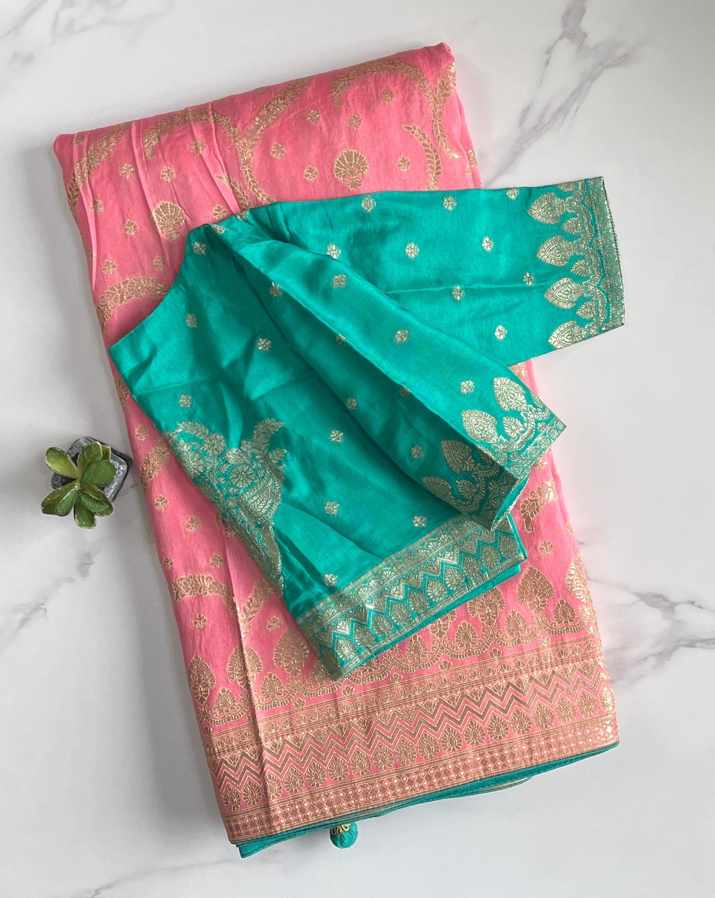 Royal Banaras Premium Classic saree with stitched blouses