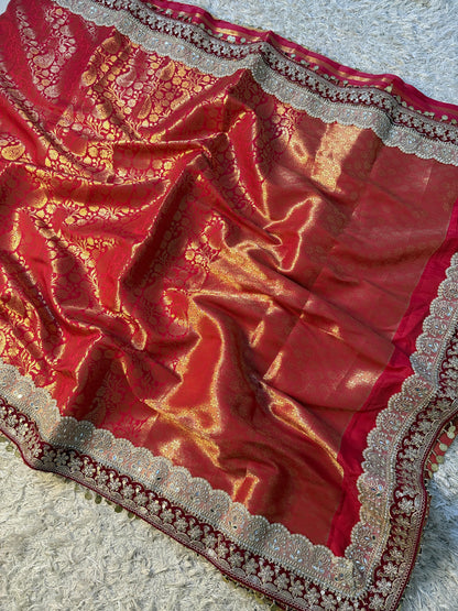 Banarasi Bridal Kanjeevaram saree