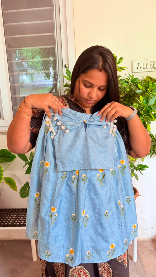 Kids cute stylish crop top set