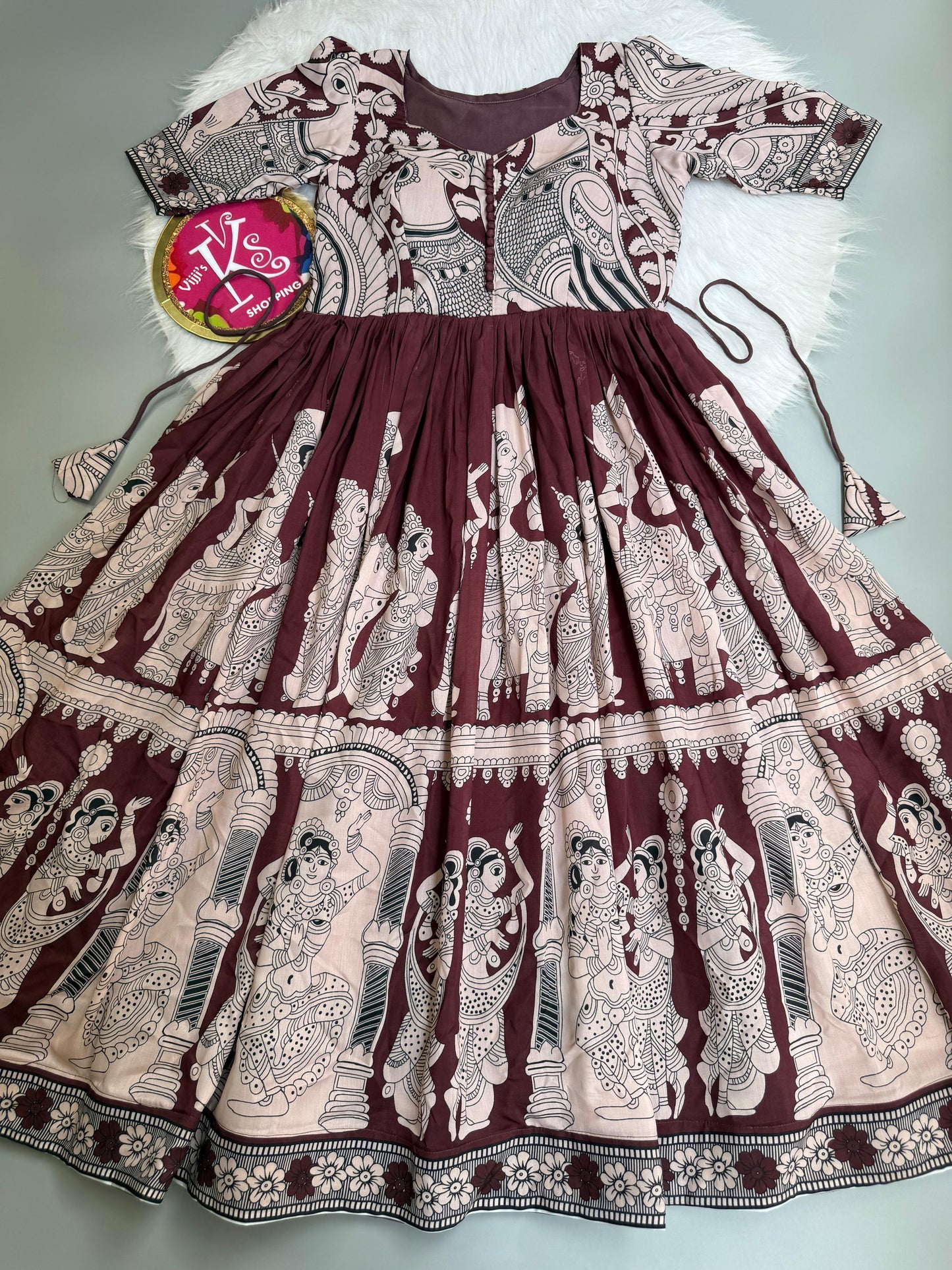 Kalamkari cafe friendly Gowns