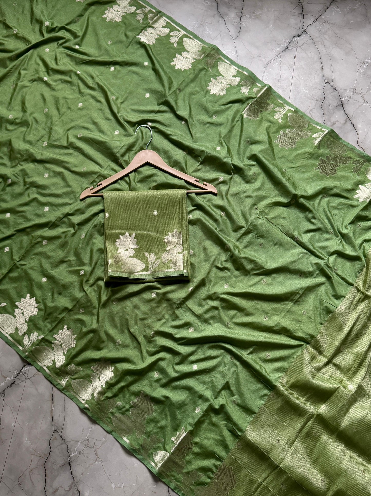 Banarasi Semi Katan silk budget sarees