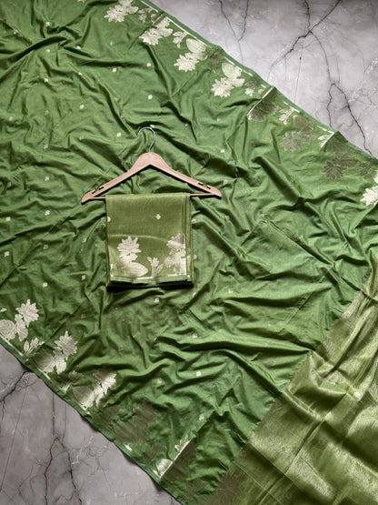 Banarasi Semi Katan silk budget sarees