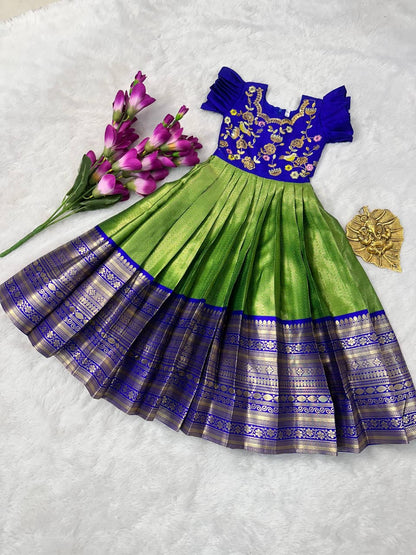 Kids traditional handwork gowns
