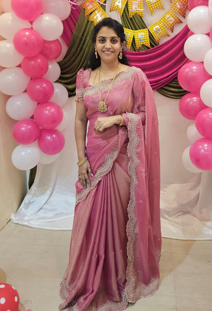 Trendy Multi Embroidery budget Sarees