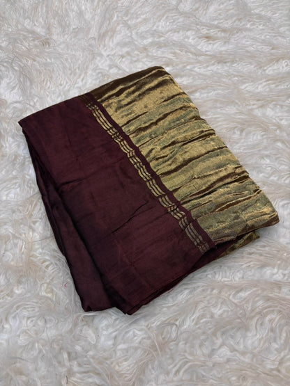 Trendy viscose silk partywear saree