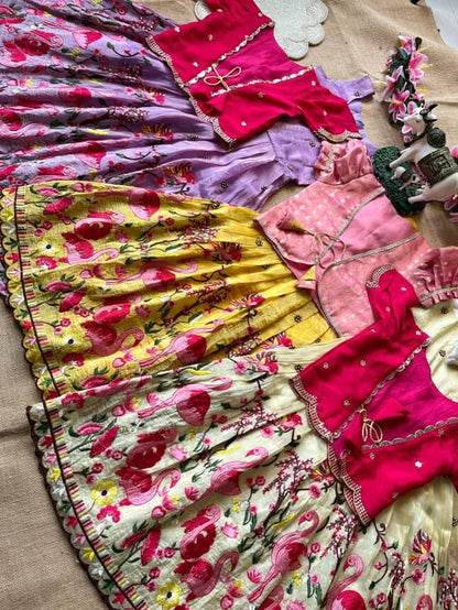 Kids Party wear Gowns with Coat