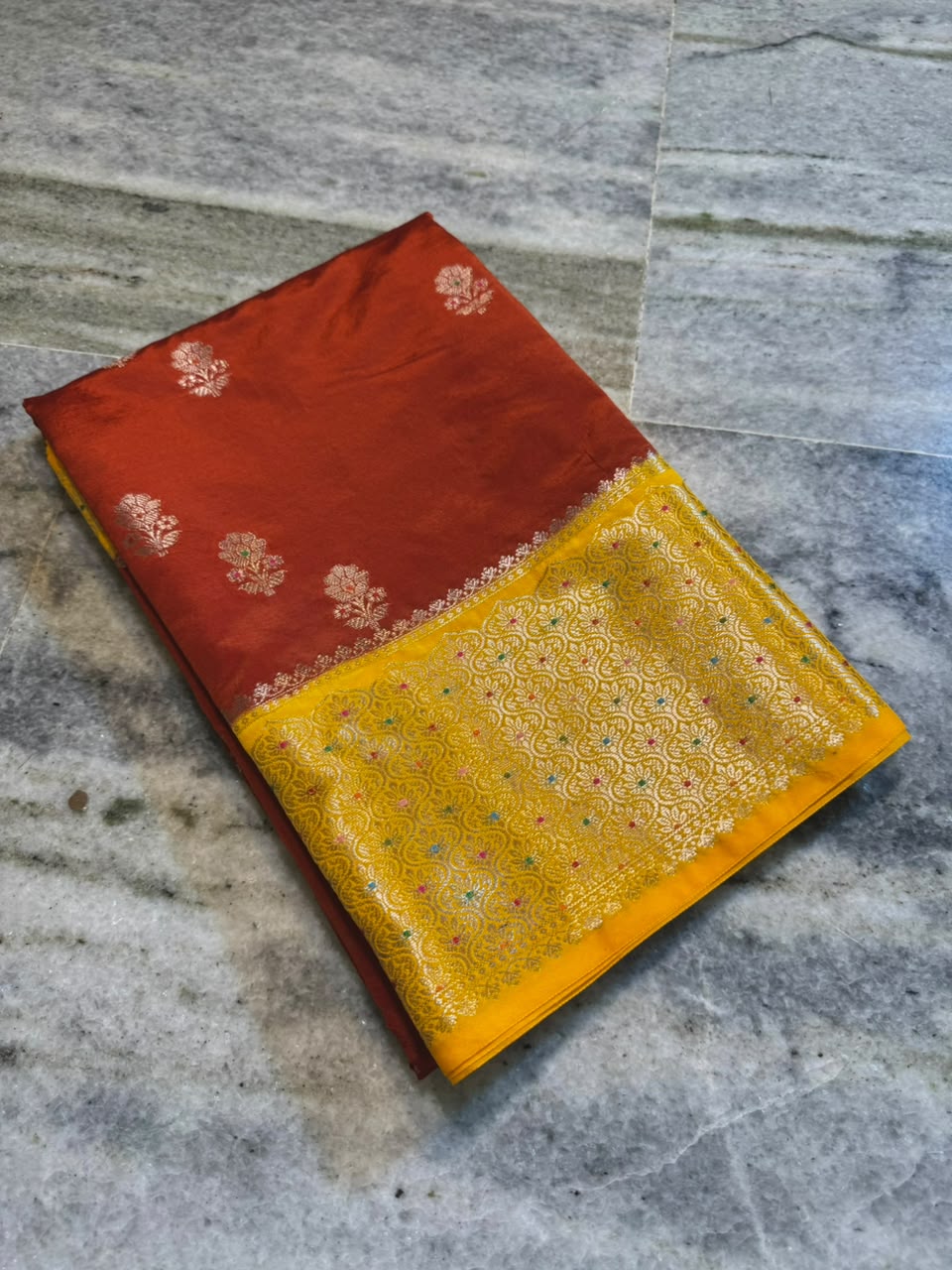 Banarasi katan zari soft fab budget sarees