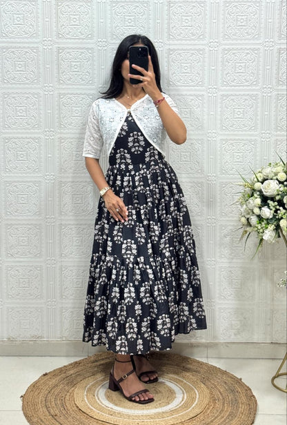 Hakoba koti cafe gown 2 in 1 model