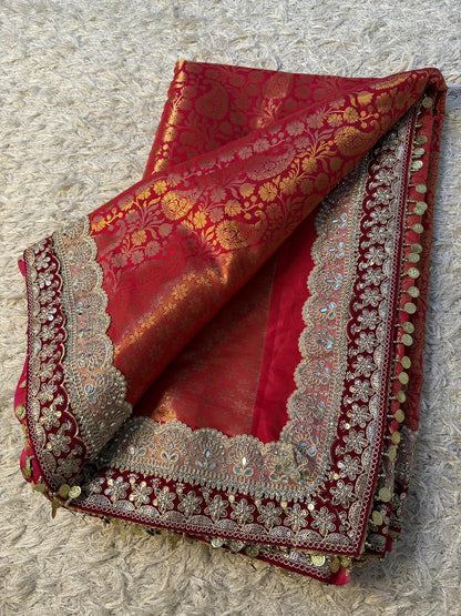 Banarasi Bridal Kanjeevaram saree