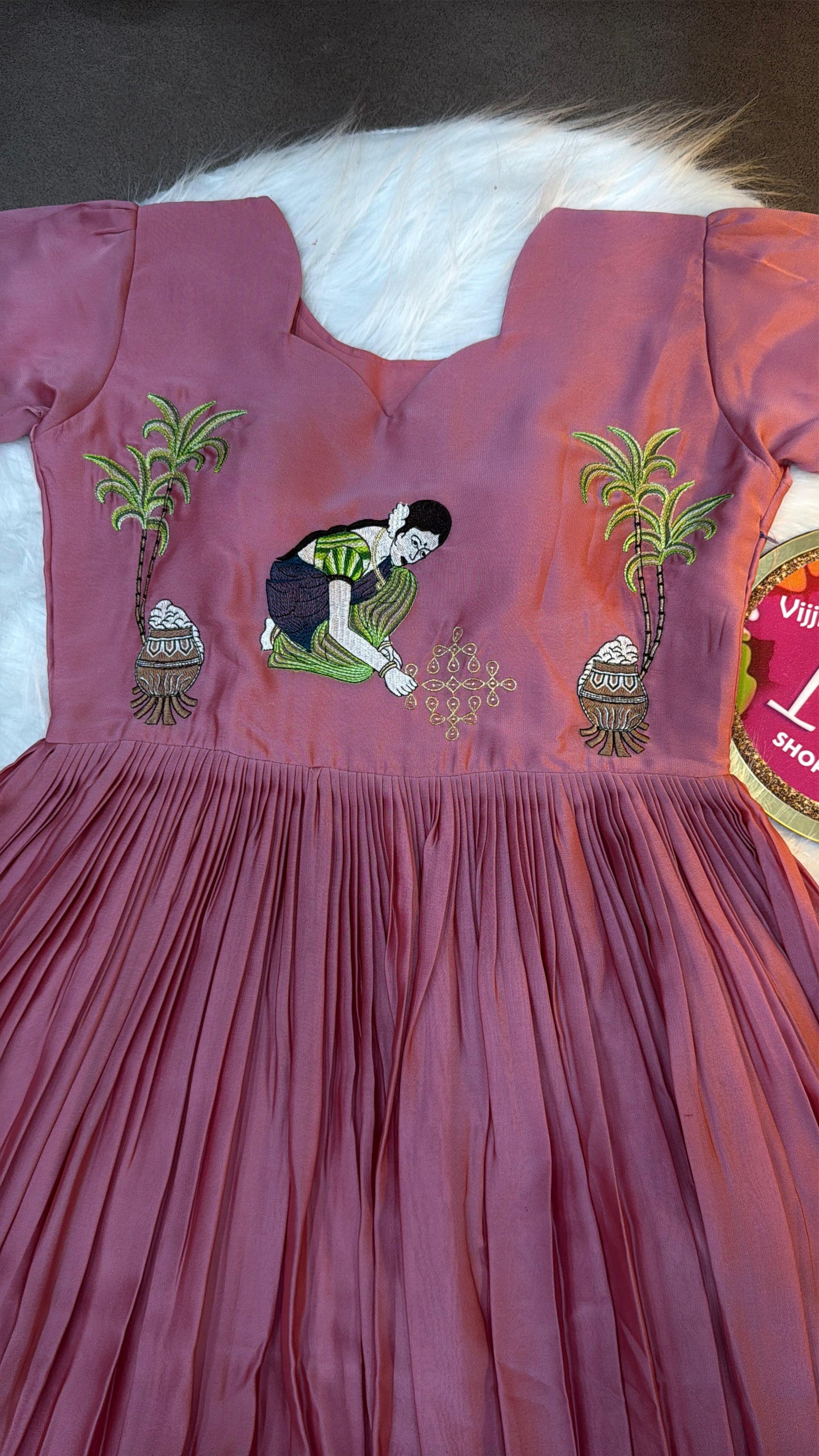 Sankranthi festival special  classic  thread work gowns