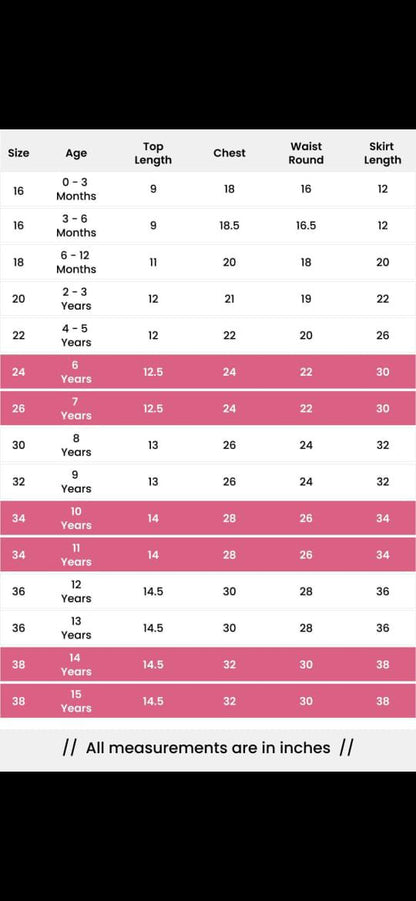 Kids south tissue soft cute crop top style lehenga