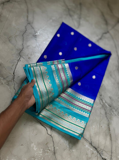 Banarasi warm silk Minadar border saree  budget