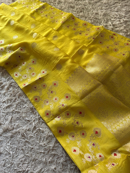 Viscose Banarasi’s budget soft weaving saree