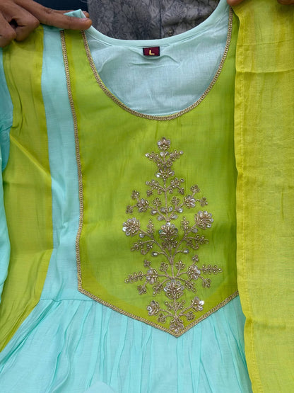 Our 3 pieces set Sindhu kurta set
