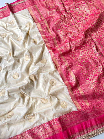 Soft silk sarees with Designer pallu
