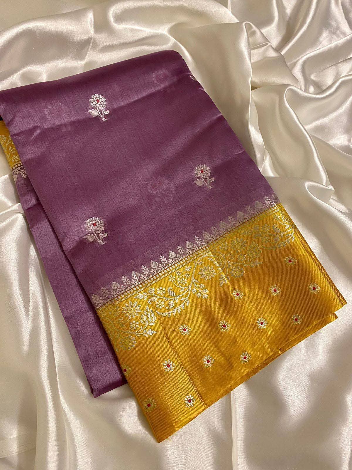 Banarasi Meena  Katan silk budget sarees