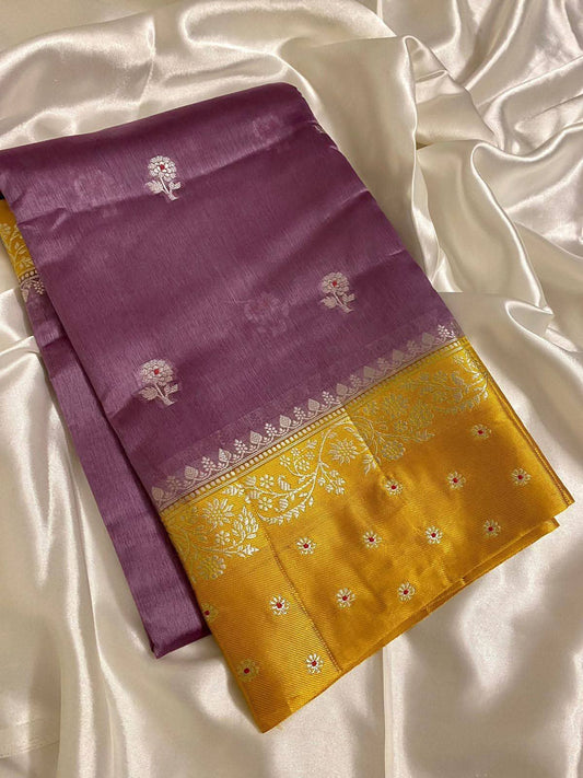 Banarasi Meena  Katan silk budget sarees