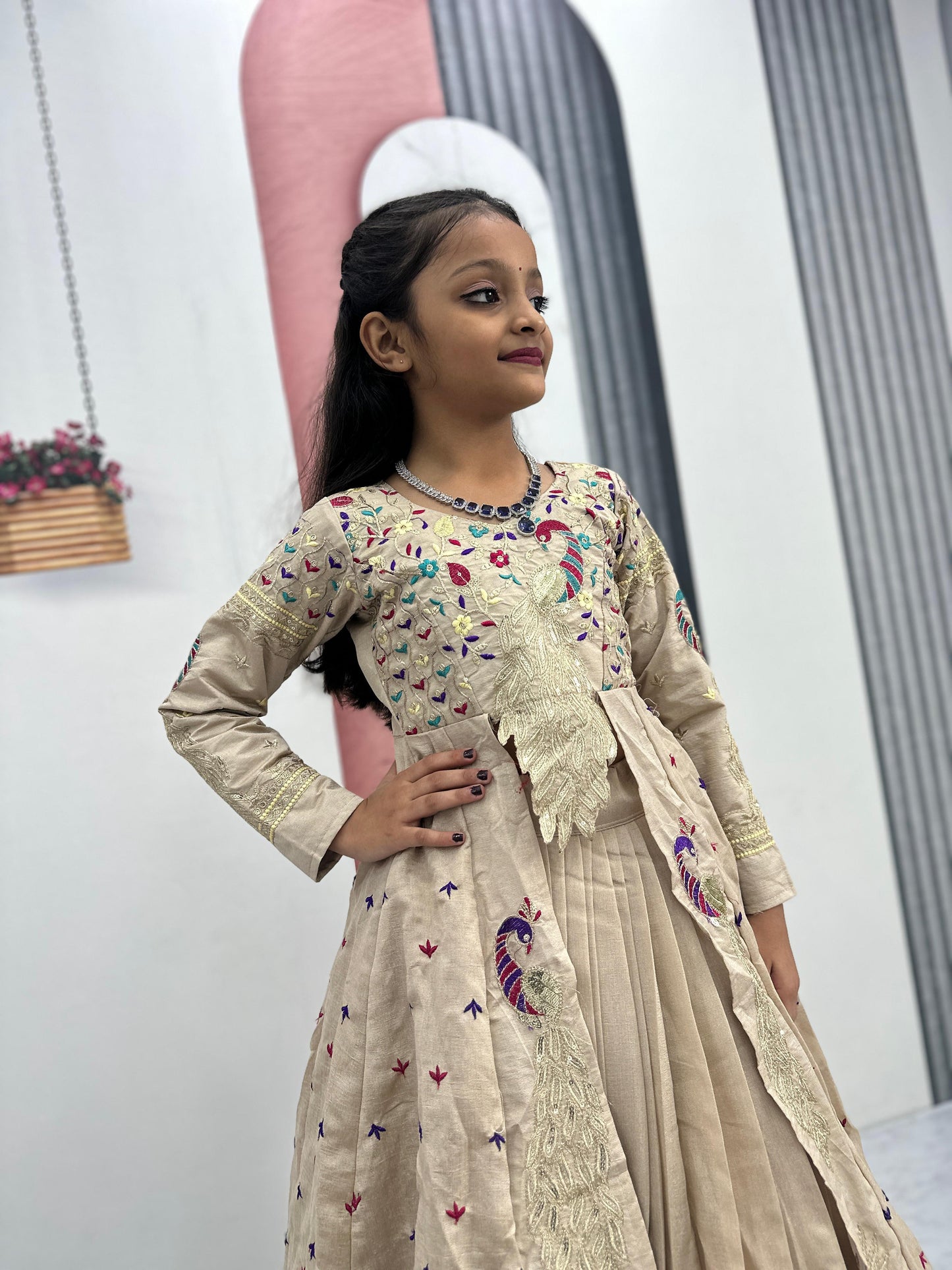 Kids cute peacock Desginer sets