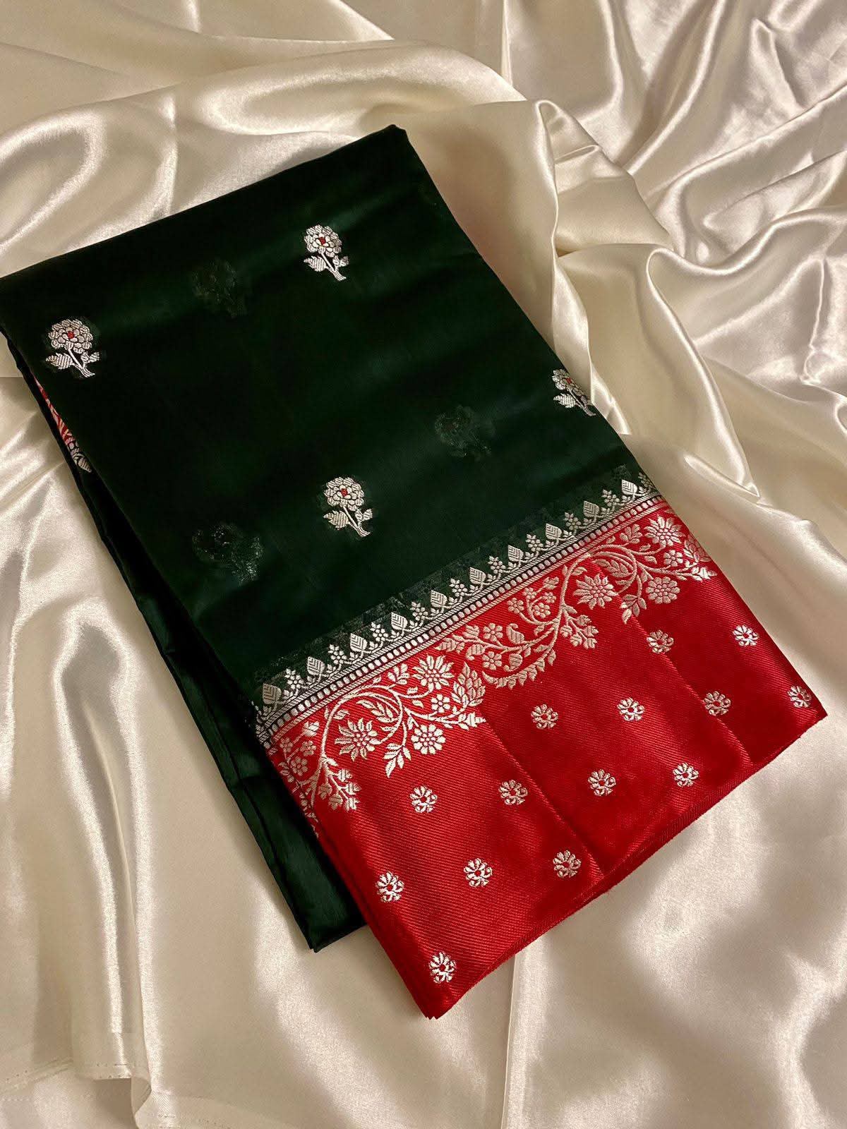 Banarasi Meena  Katan silk budget sarees