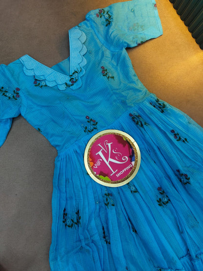 Cafe Embroidery party wear gown