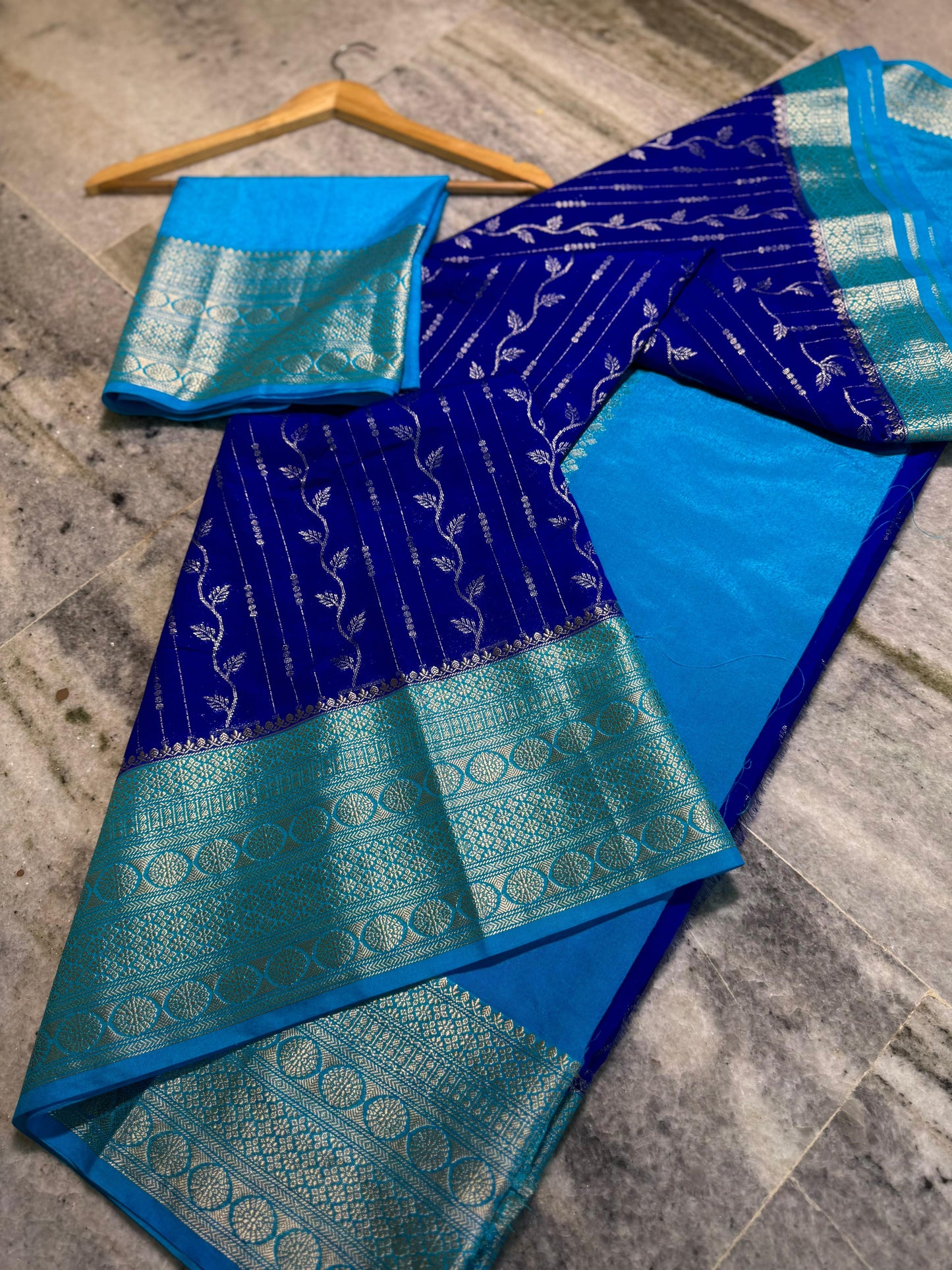 Budget Banarasi Handlooms’s semi chinya silk  sarees