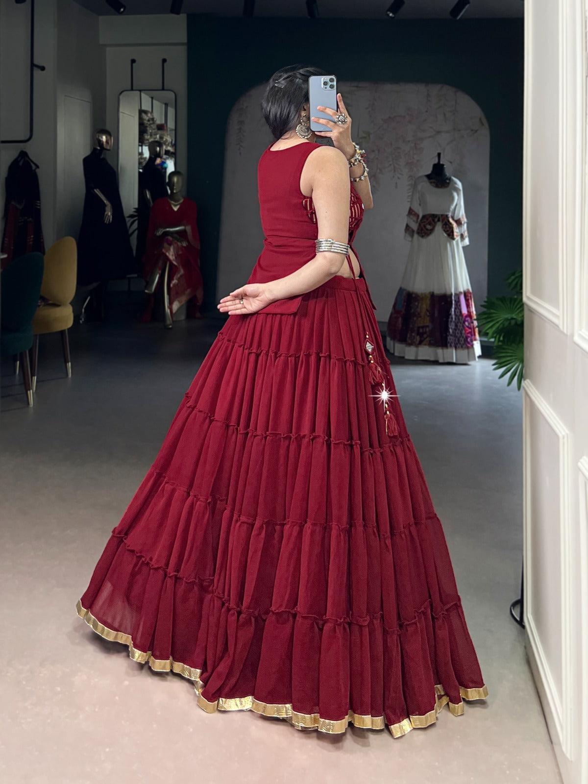 Marbel Navarathri  dancing Lehenga