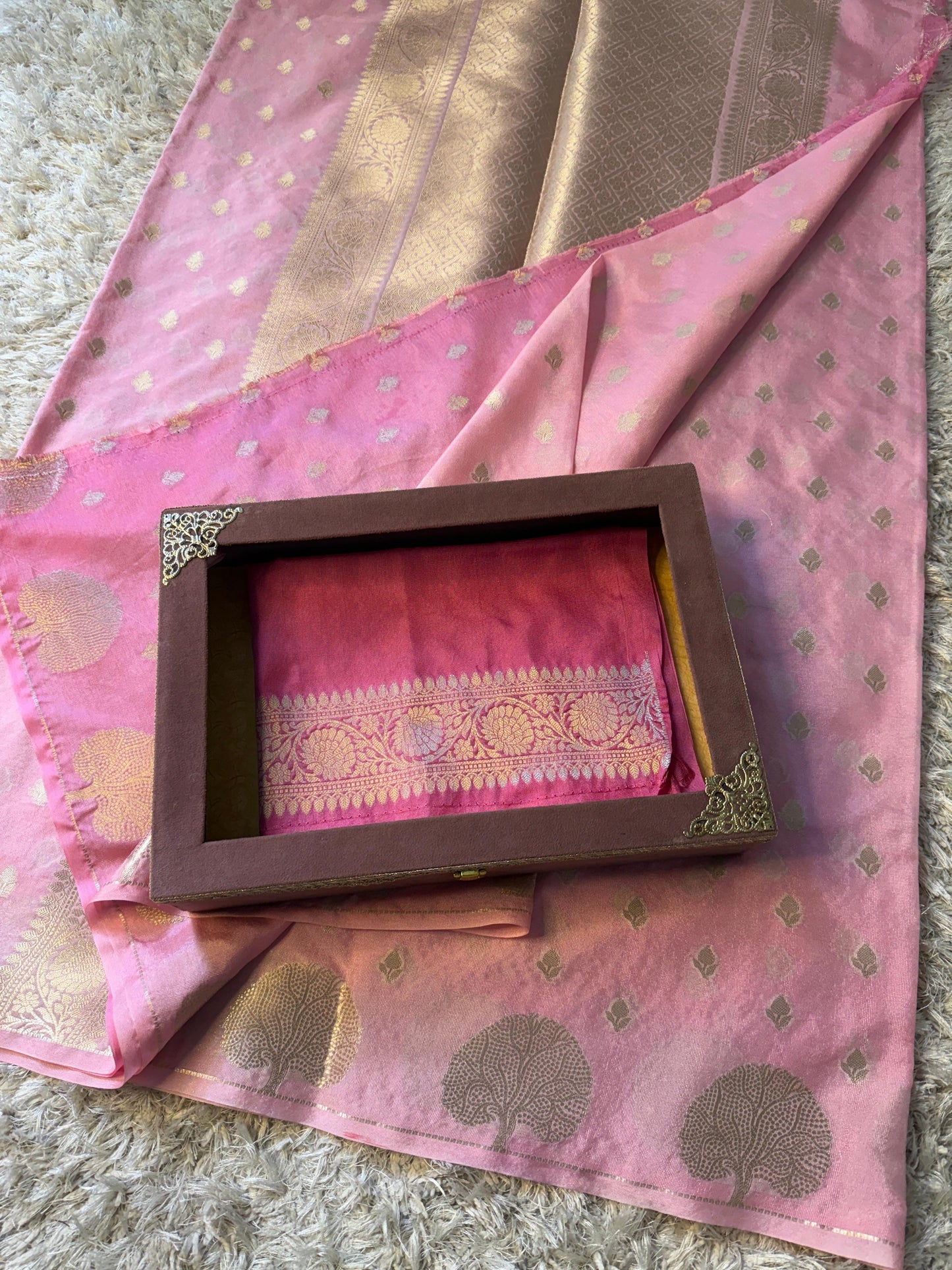 Luxe Classic Katan Super Soft Banarasi saree