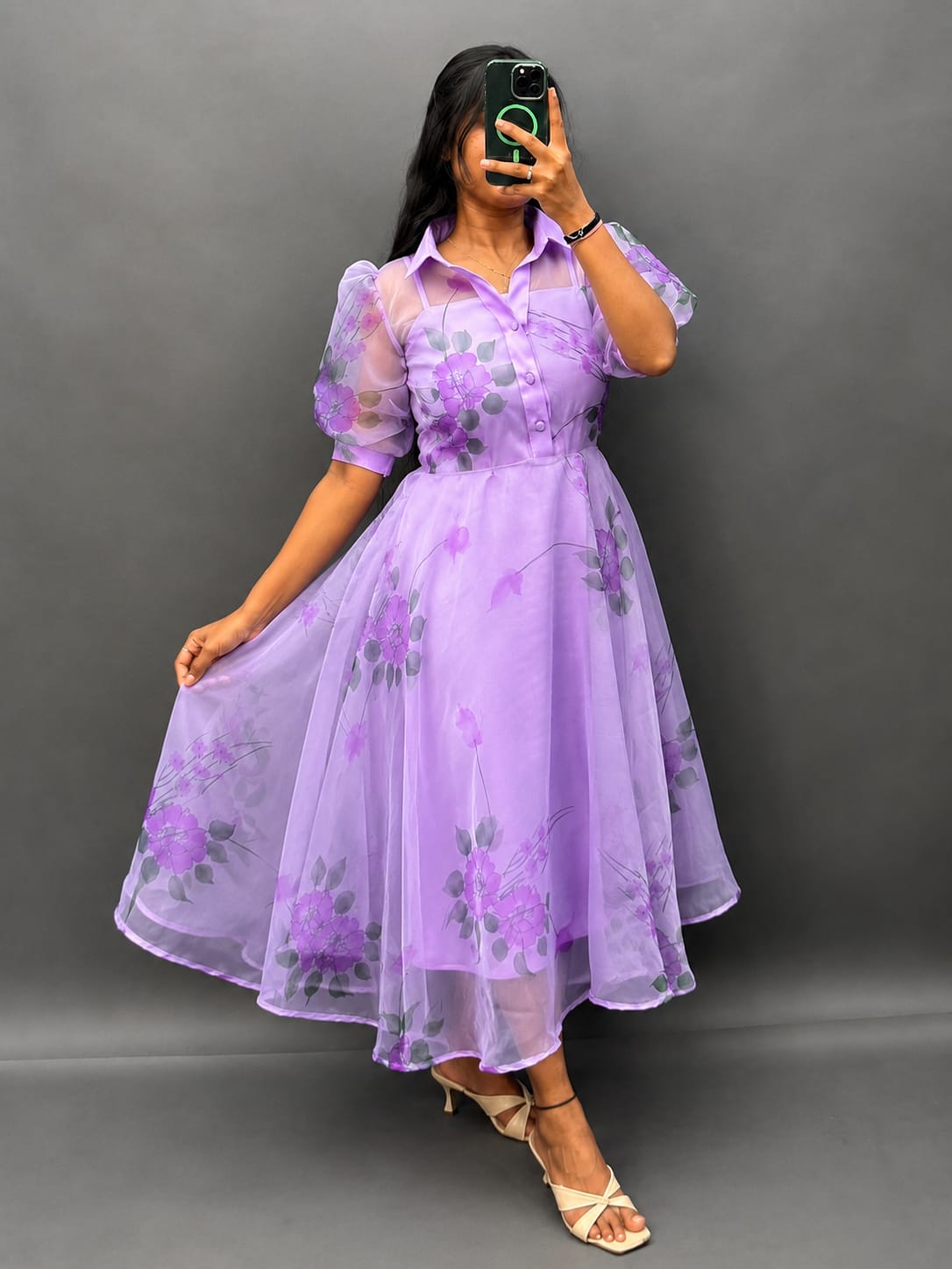Floral Organza party gowns