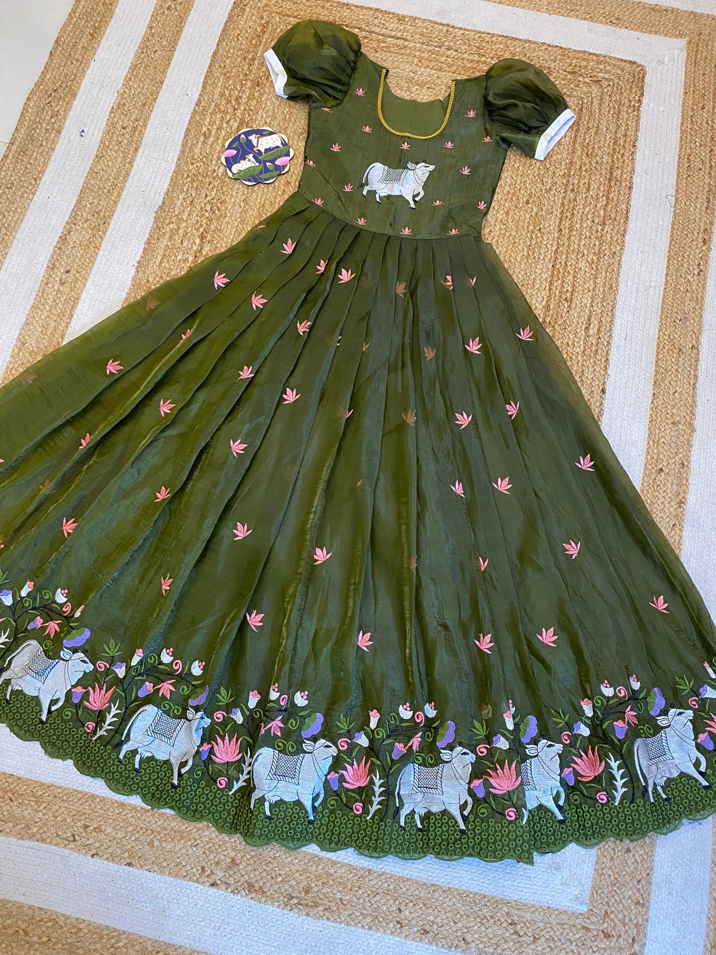 Kids pichwai traditional gowns