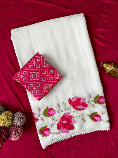 Pure Bember Crush  Budget Saree